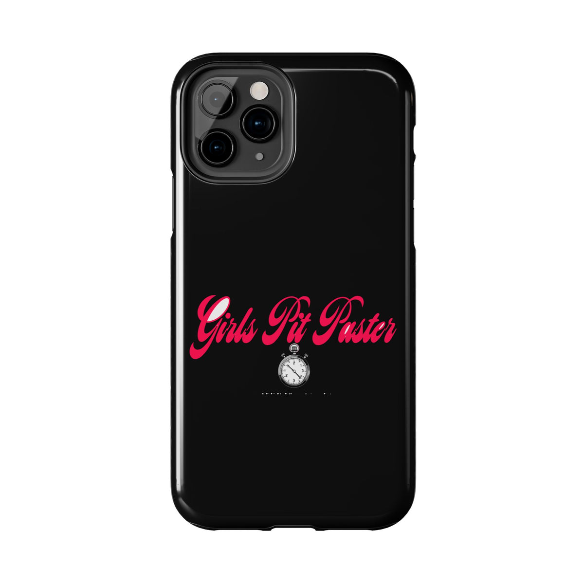Girls Pit Faster Stopwatch — iPhone Tough Case