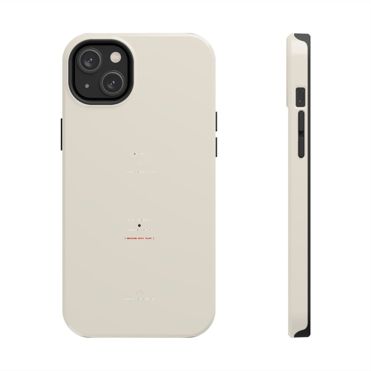 Obsession Has A Spine — iPhone Tough Case