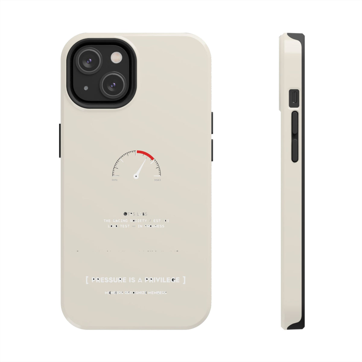 Pressure Is A Privilege — iPhone Tough Case