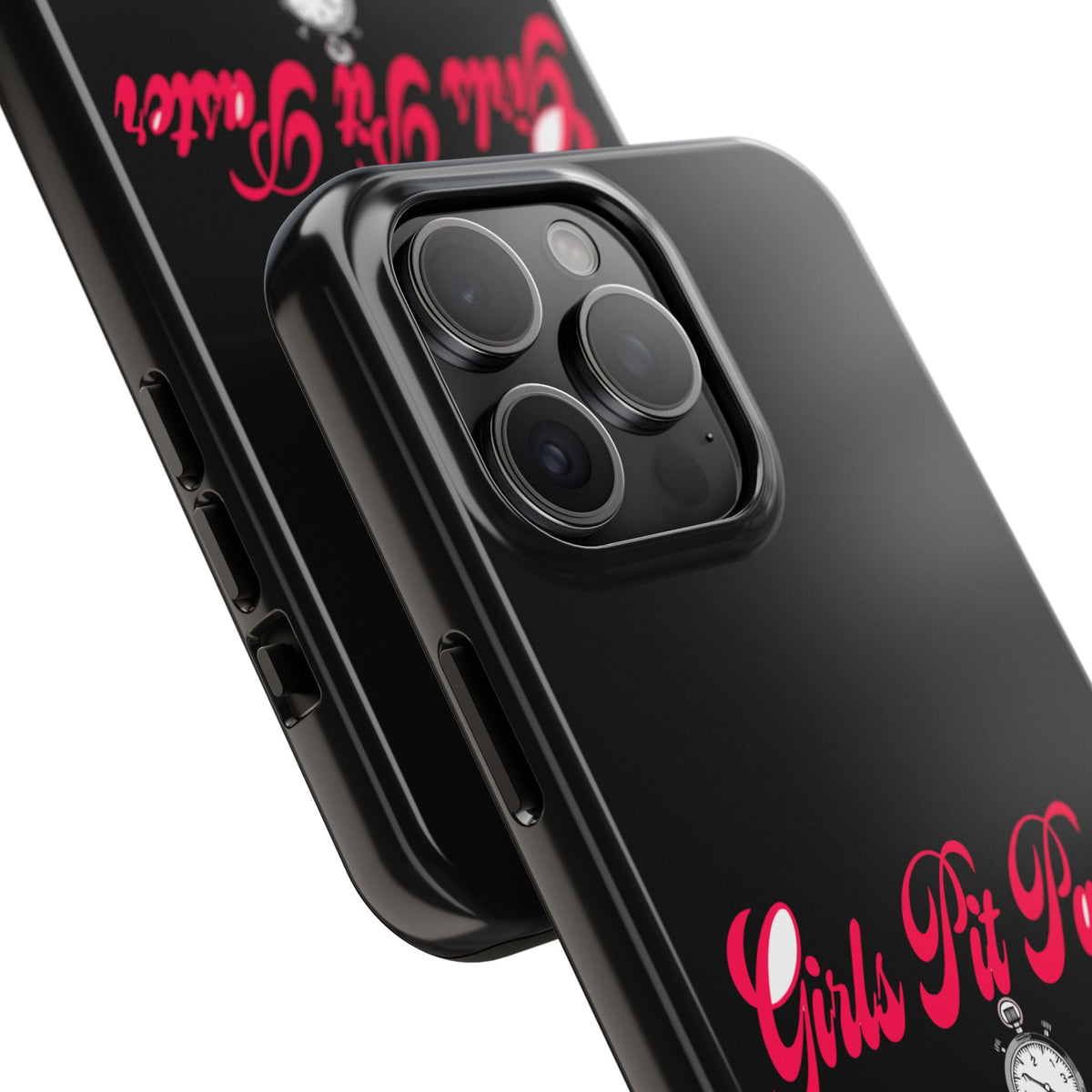 Girls Pit Faster Stopwatch — iPhone Tough Case