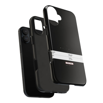 Split Times Redacted — iPhone Tough Case