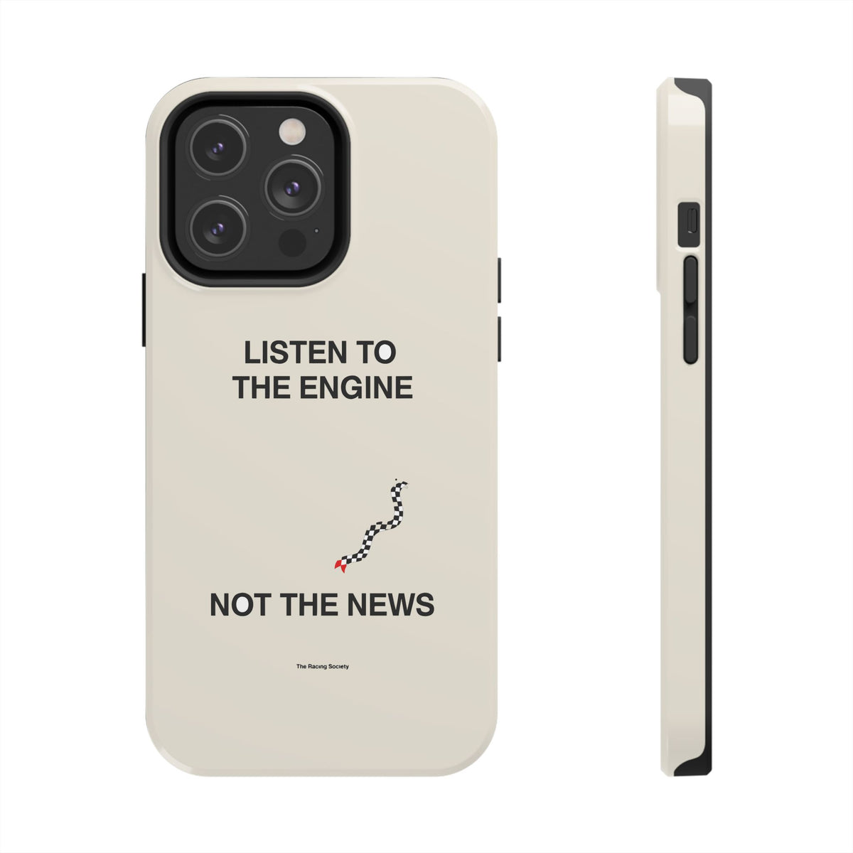 Listen To The Engine, Not The News — iPhone Tough Case