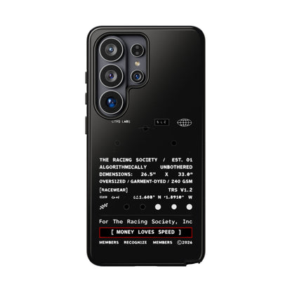 Money Loves Speed Spec — Samsung Galaxy Tough Case