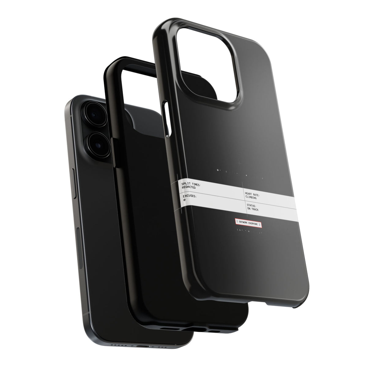 Split Times Redacted — iPhone Tough Case