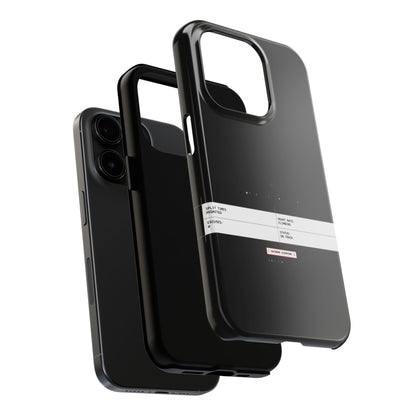 Split Times Redacted — iPhone Tough Case