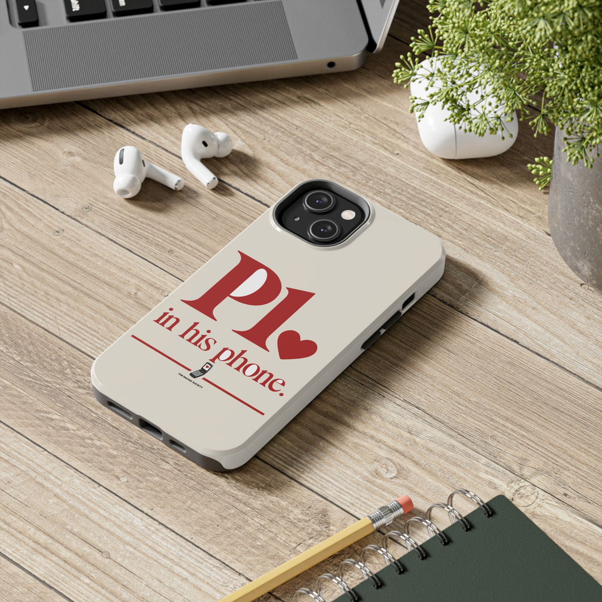 P1 In His Phone — iPhone Tough Case