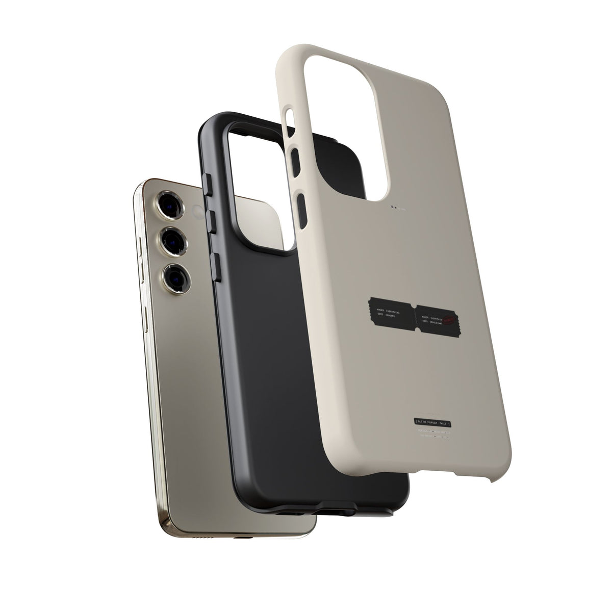 Bet On Yourself. Twice. — Samsung Galaxy Tough Case