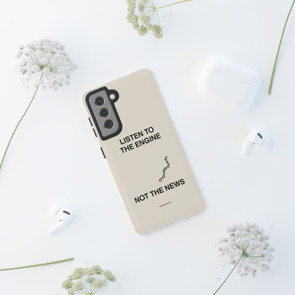 Listen To The Engine, Not The News — Samsung Galaxy Tough Case