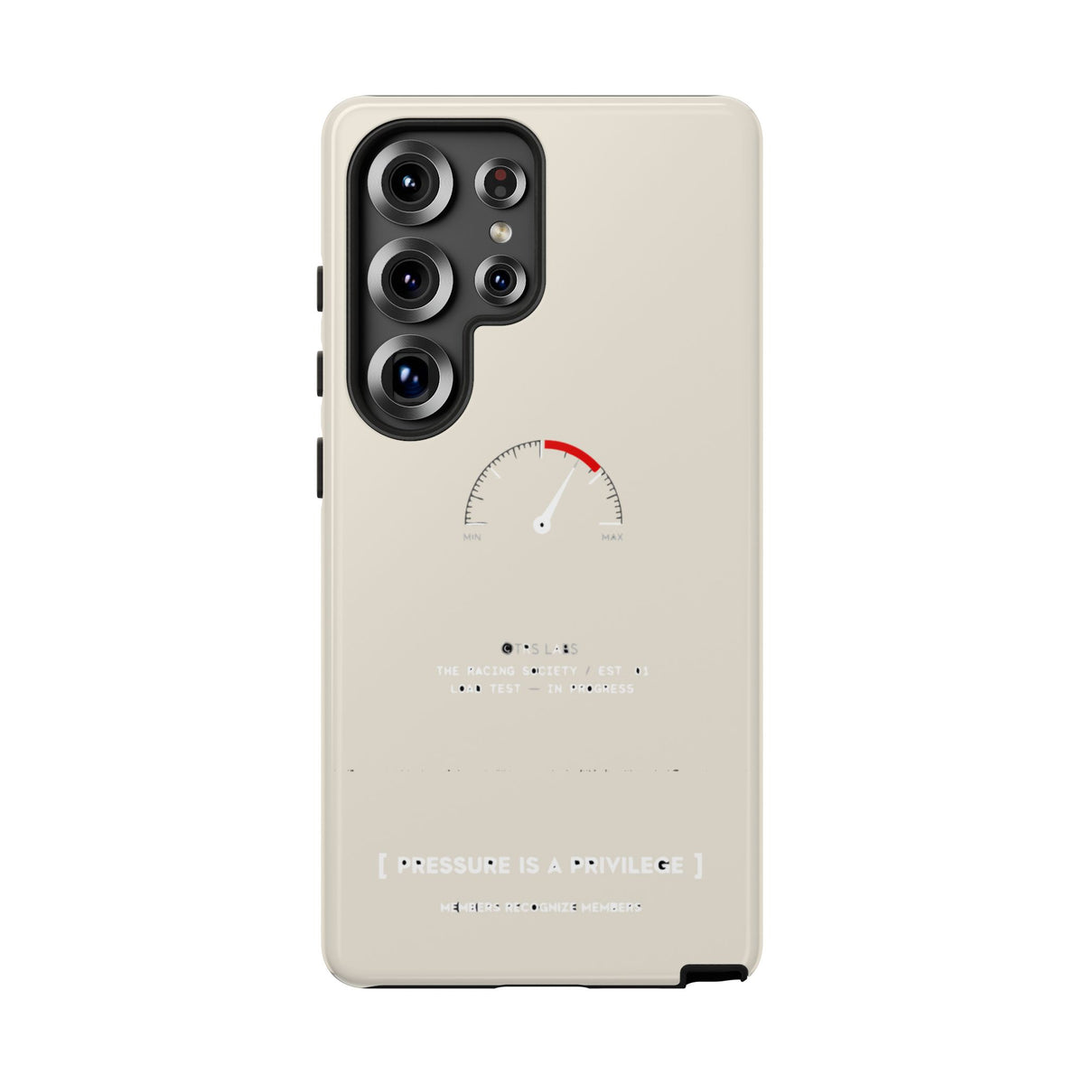 Pressure Is A Privilege — Samsung Galaxy Tough Case