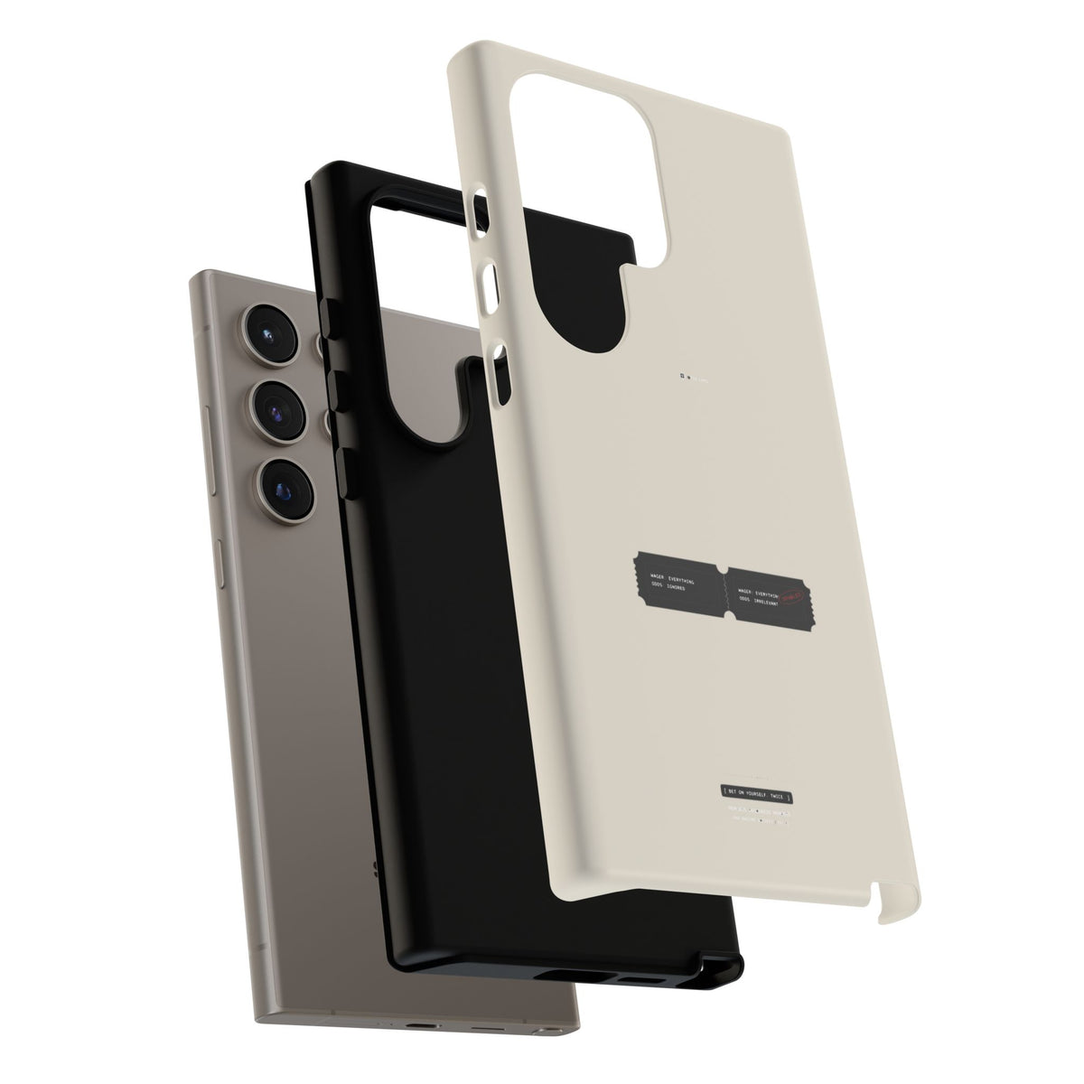 Bet On Yourself. Twice. — Samsung Galaxy Tough Case
