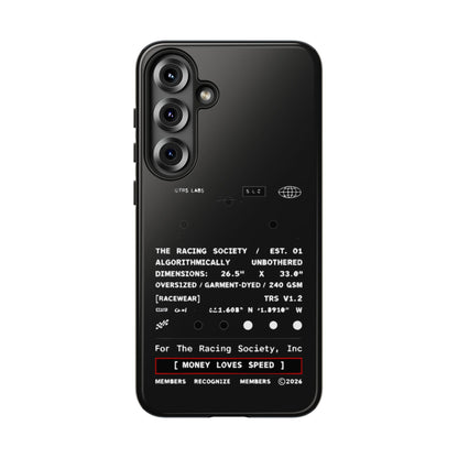 Money Loves Speed Spec — Samsung Galaxy Tough Case