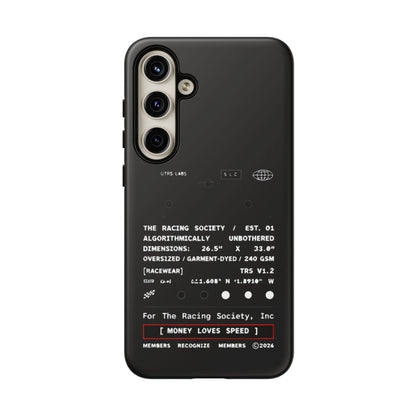 Money Loves Speed Spec — Samsung Galaxy Tough Case