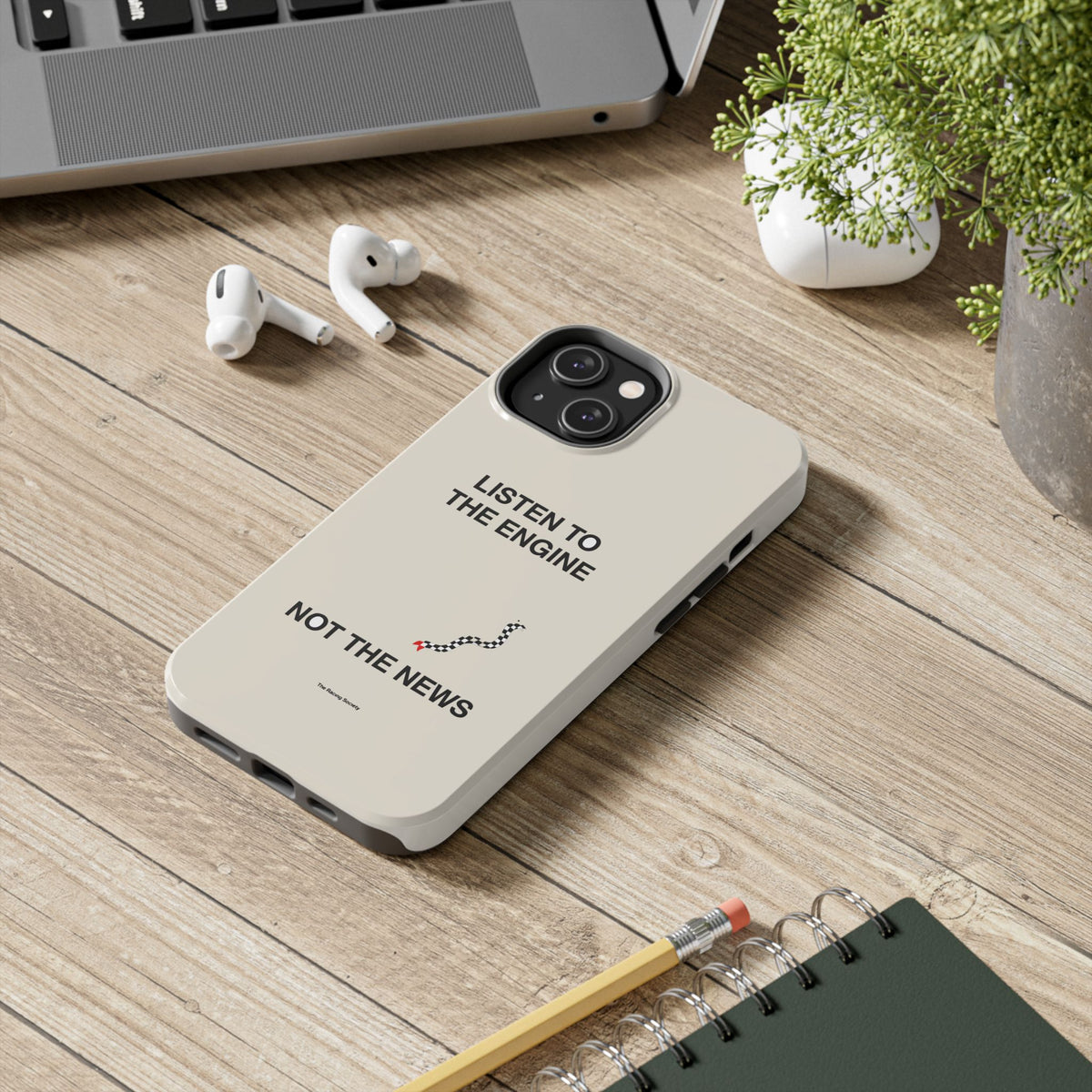 Listen To The Engine, Not The News — iPhone Tough Case