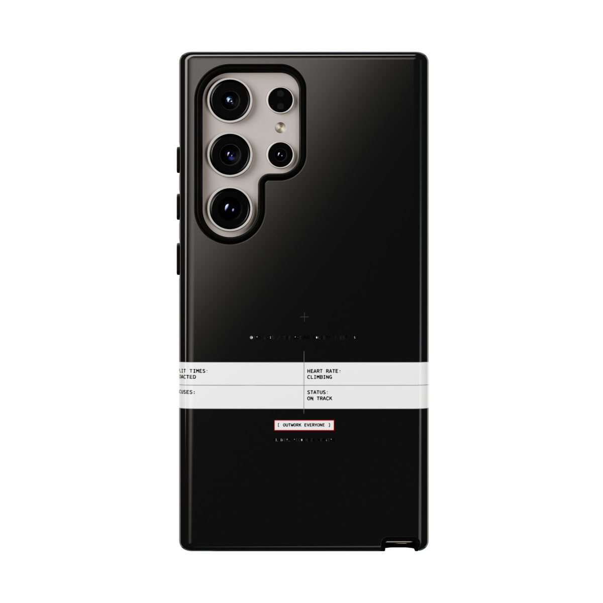 Split Times Redacted — Samsung Galaxy Tough Case