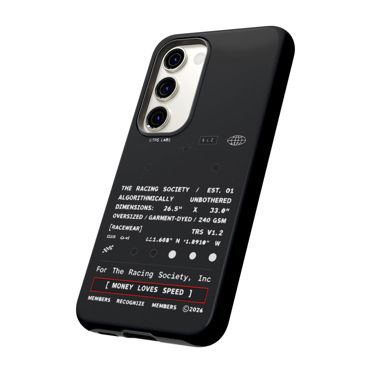 Money Loves Speed Spec — Samsung Galaxy Tough Case