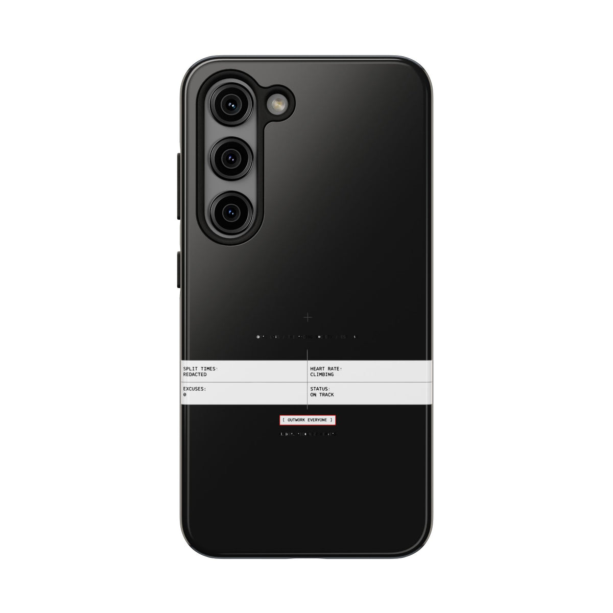 Split Times Redacted — iPhone Tough Case