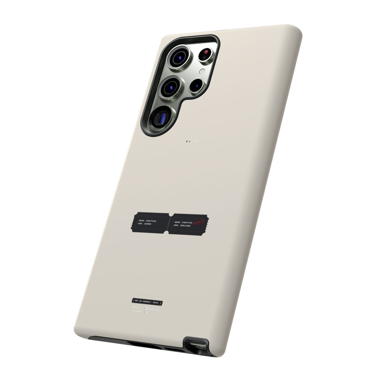 Bet On Yourself. Twice. — Samsung Galaxy Tough Case