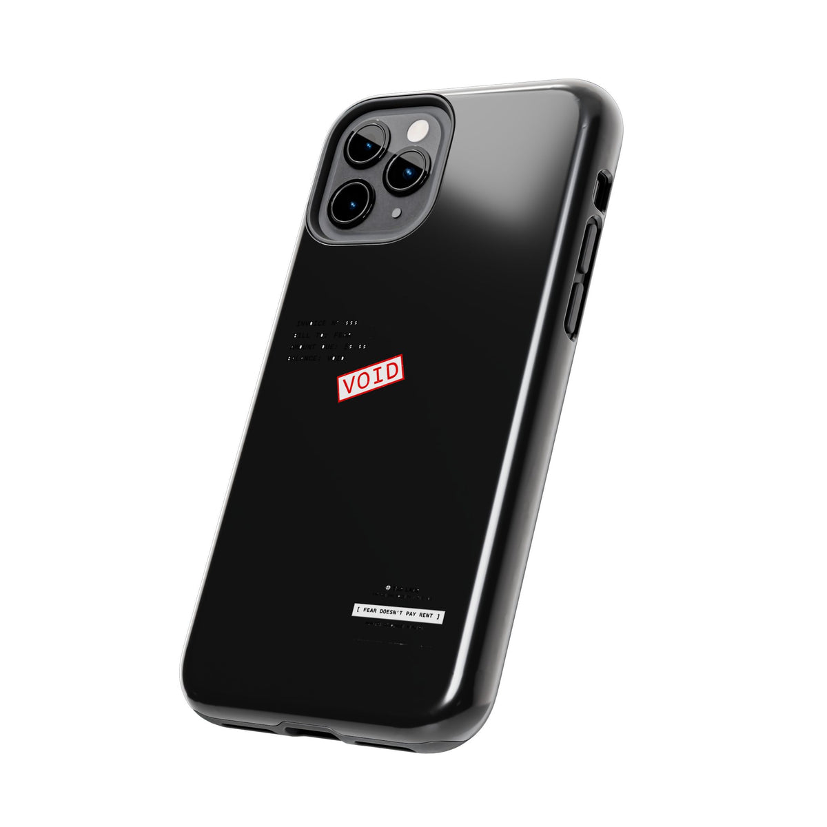 Fear Doesn't Pay Rent — iPhone Tough Case