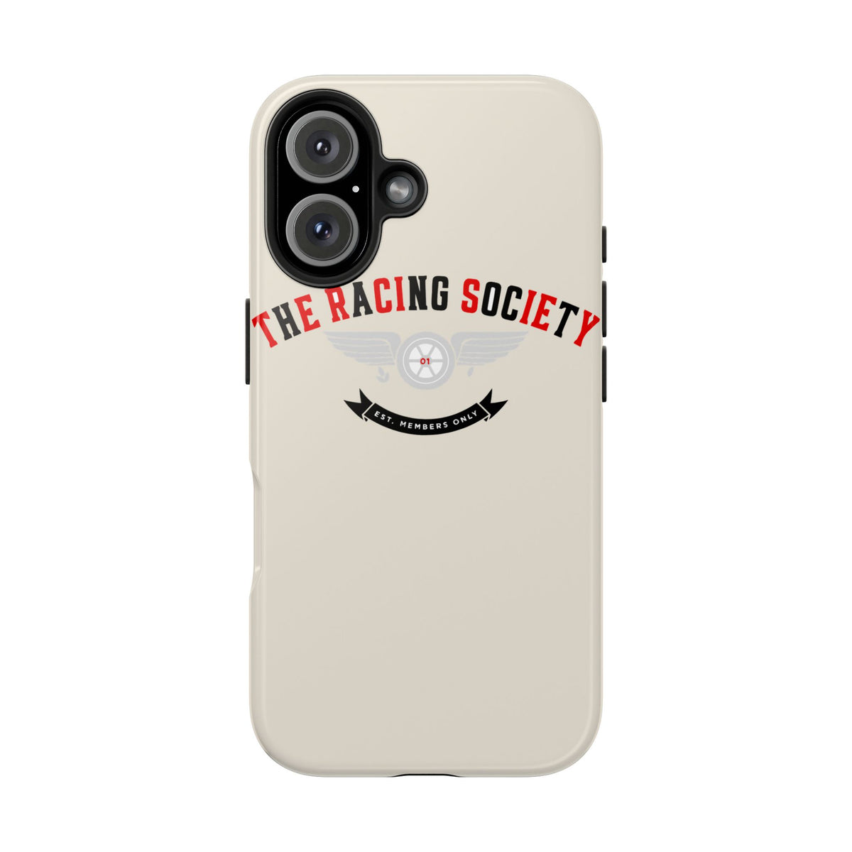 Racing Society Crest — iPhone Tough Case