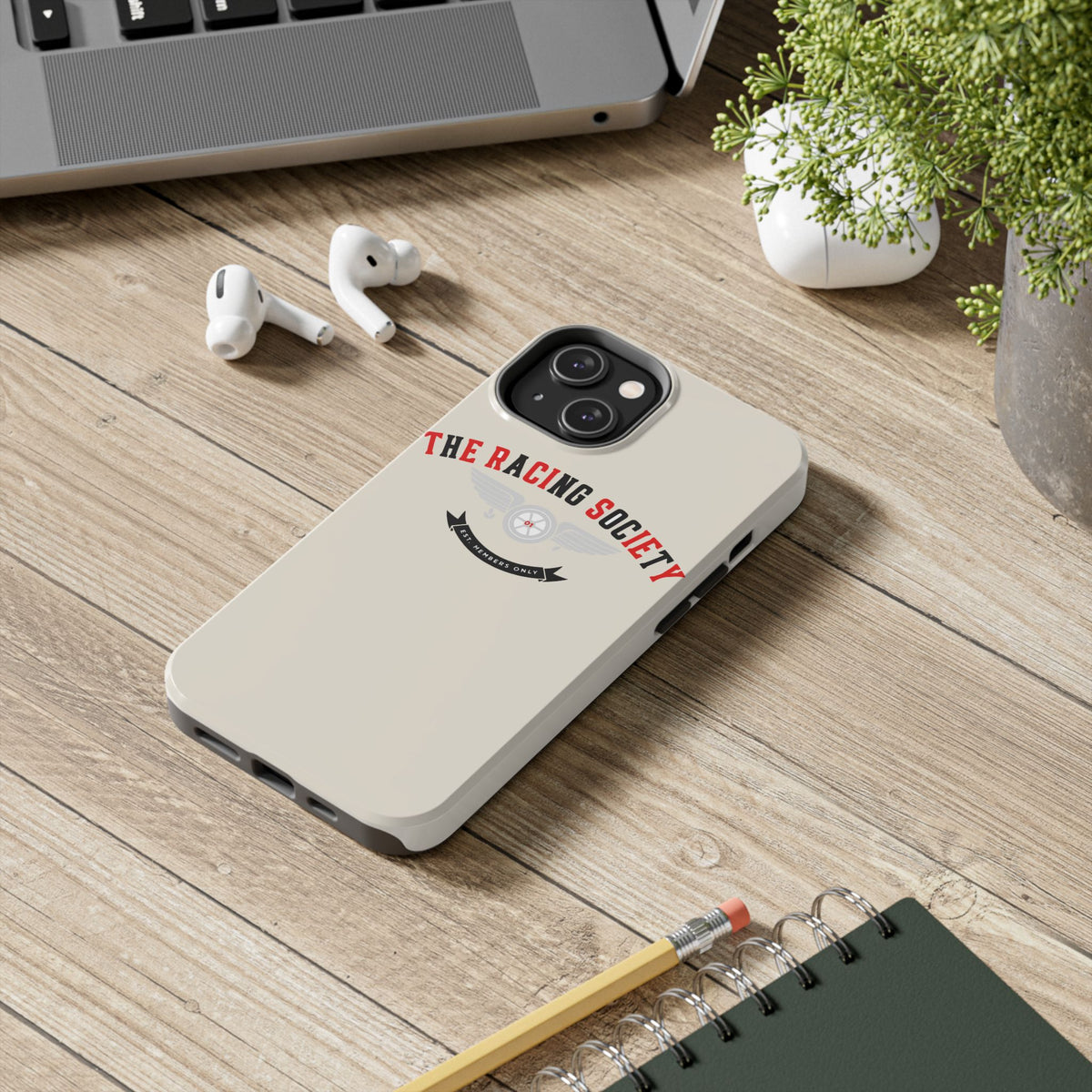 Racing Society Crest — iPhone Tough Case