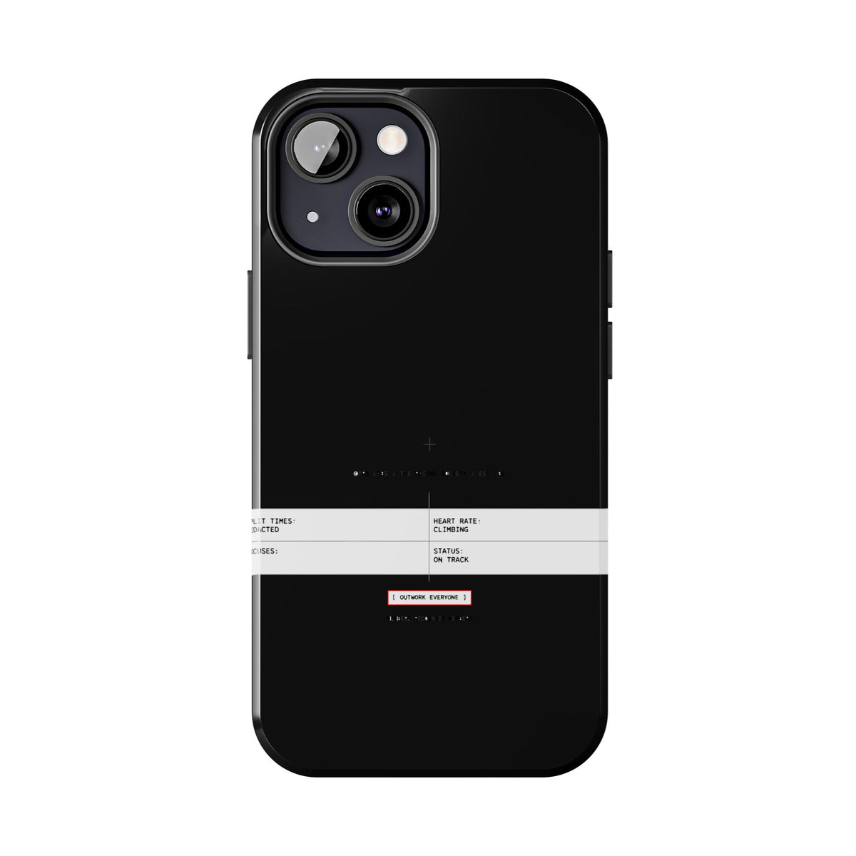 Split Times Redacted — iPhone Tough Case