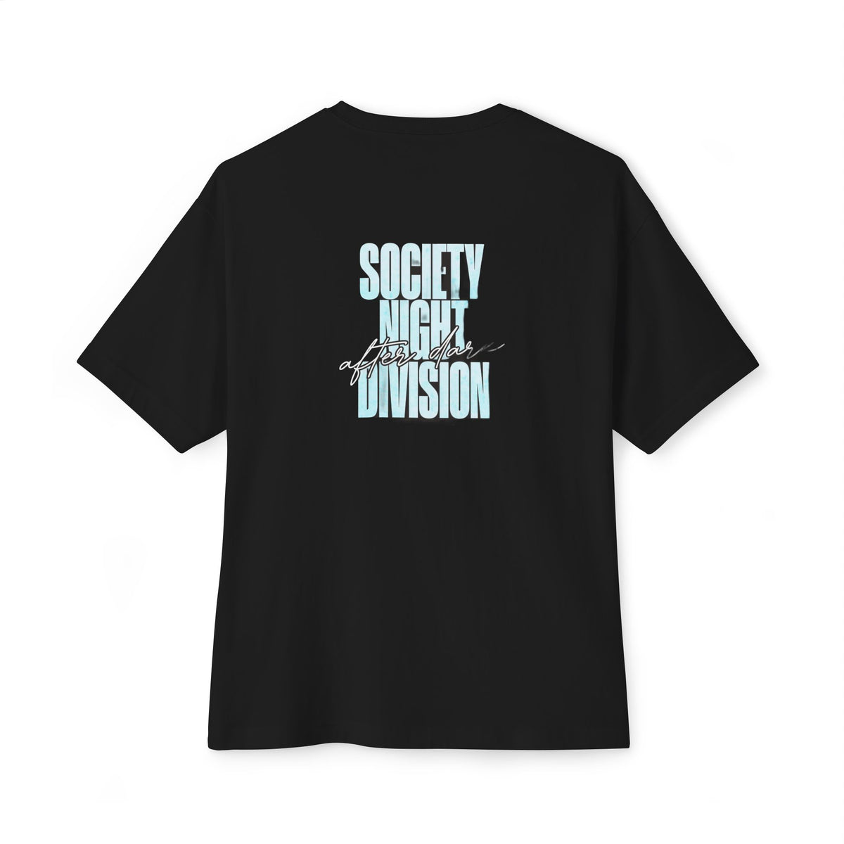 Society Night Division — Oversized Boxy Tee