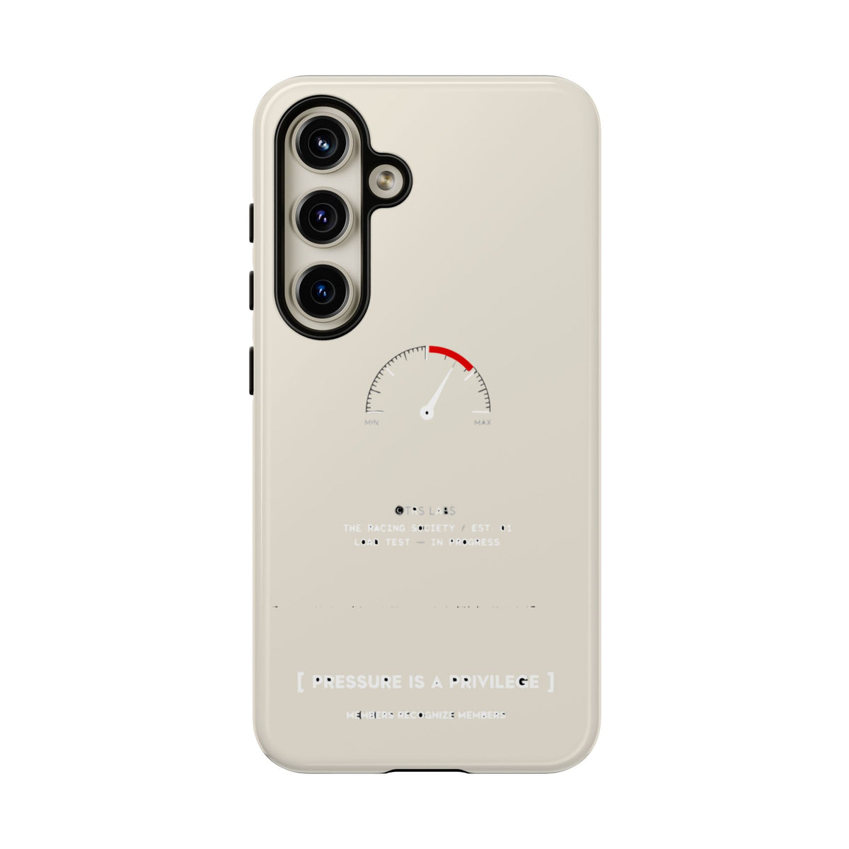 Pressure Is A Privilege — Samsung Galaxy Tough Case