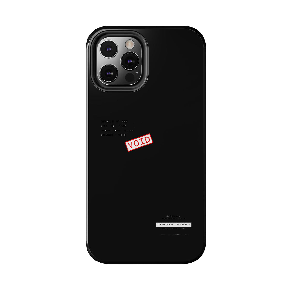 Fear Doesn't Pay Rent — iPhone Tough Case