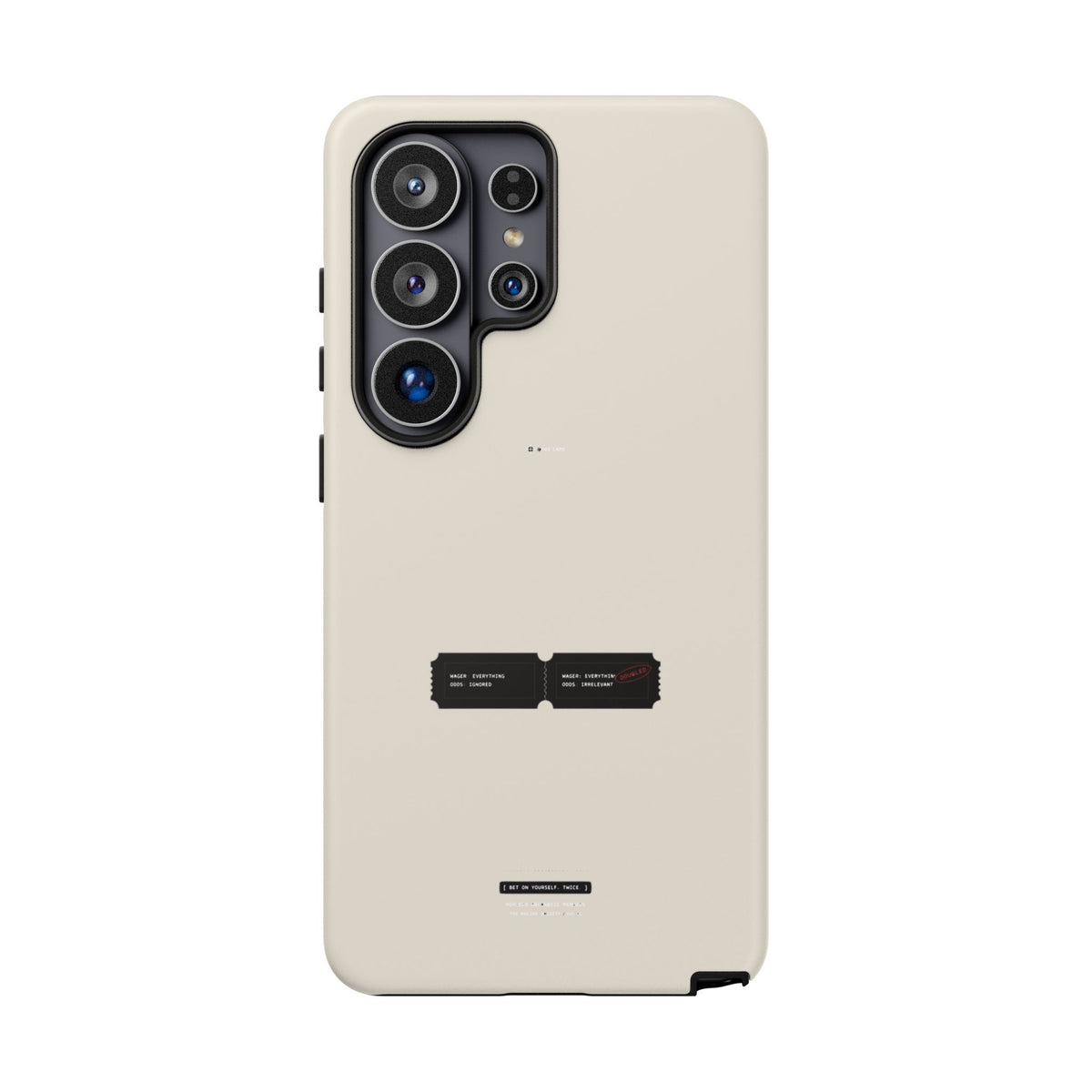 Bet On Yourself. Twice. — Samsung Galaxy Tough Case