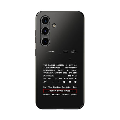 Money Loves Speed Spec — iPhone Tough Case