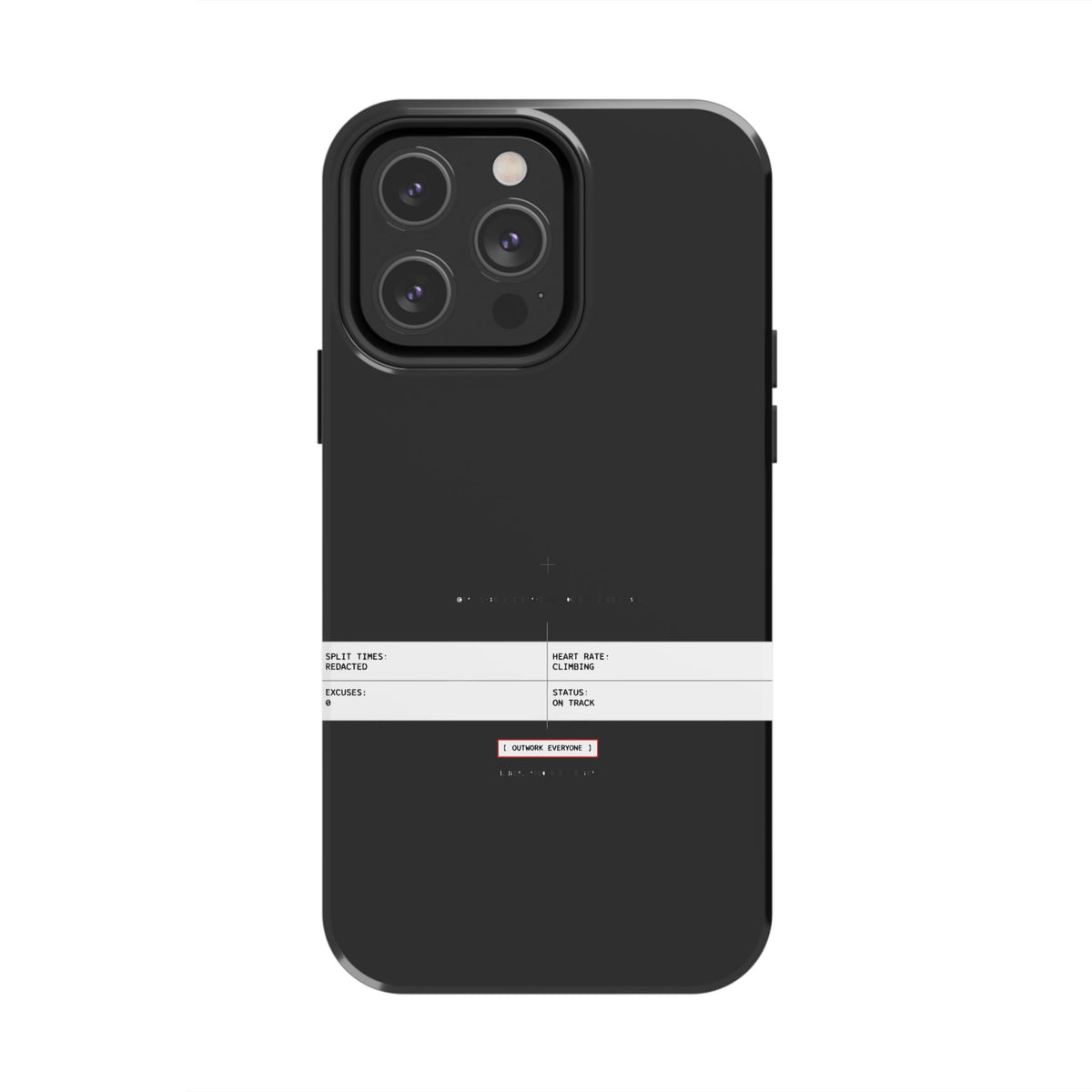 Split Times Redacted — iPhone Tough Case