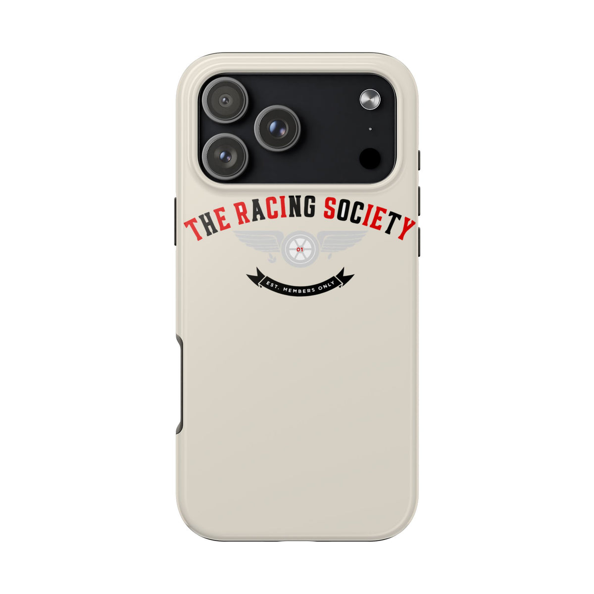 Racing Society Crest — iPhone Tough Case
