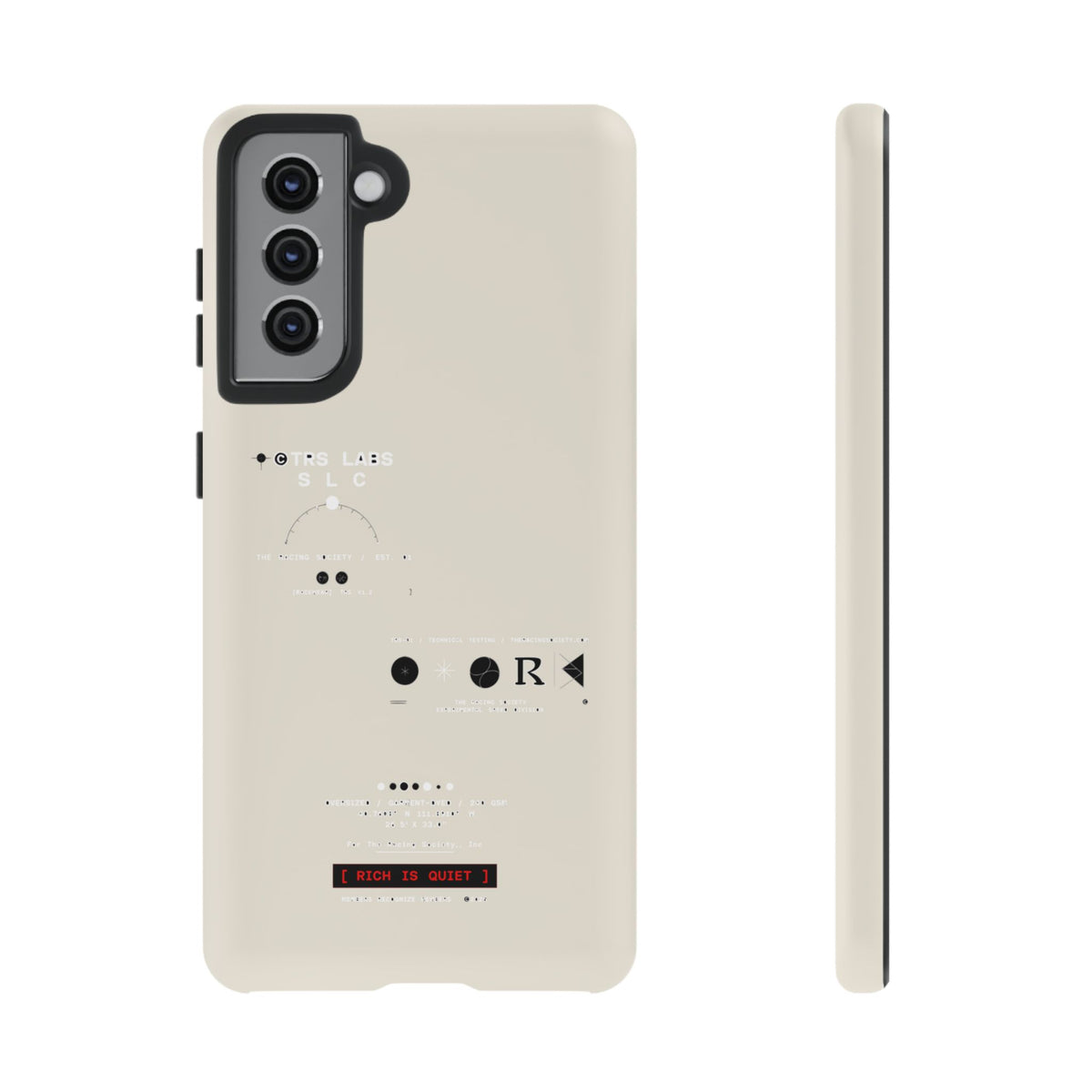 Rich Is Quiet Specimen — Samsung Galaxy Tough Case