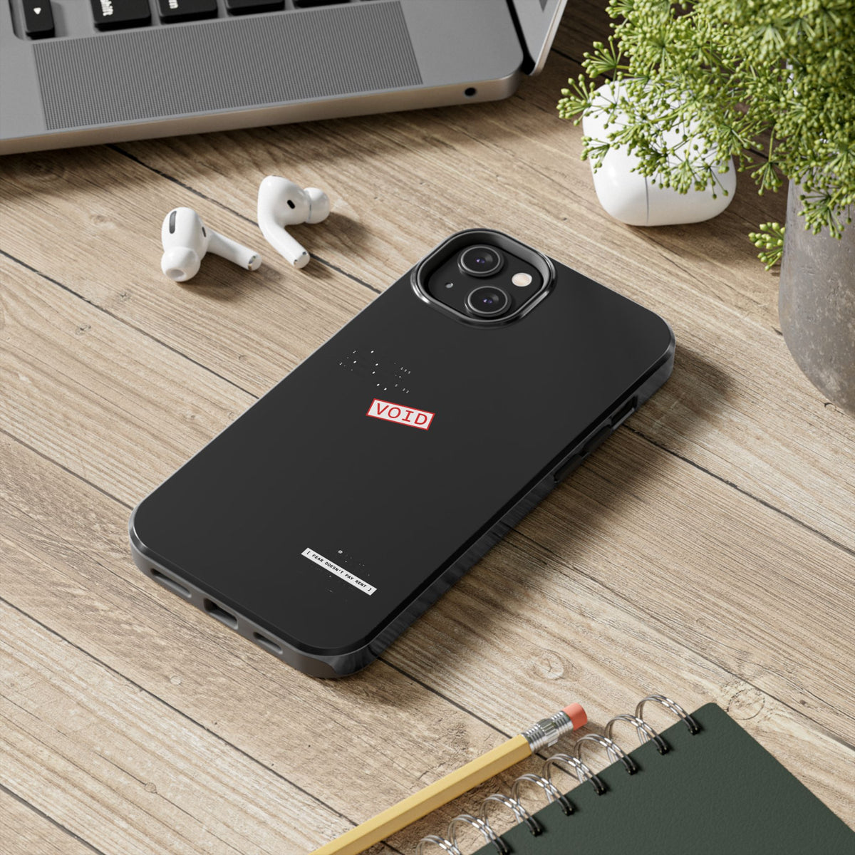 Fear Doesn't Pay Rent — iPhone Tough Case