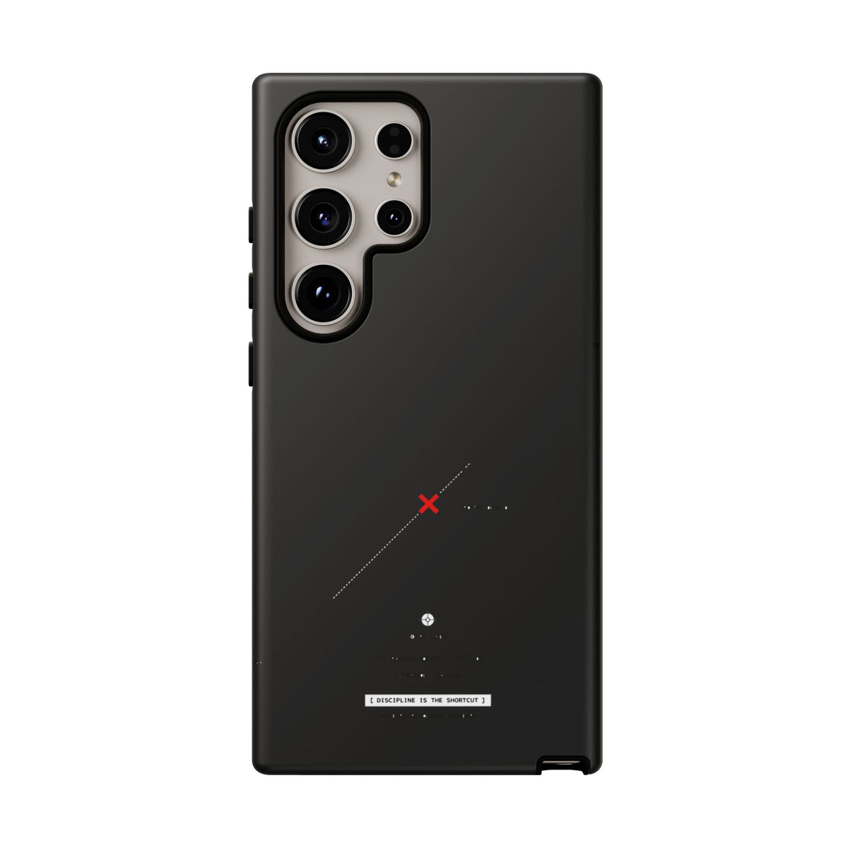 Discipline Is The Shortcut — Samsung Galaxy Tough Case