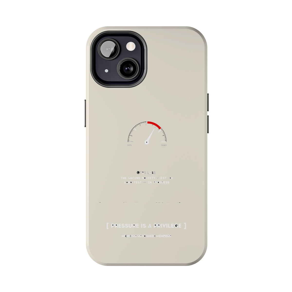 Pressure Is A Privilege — iPhone Tough Case