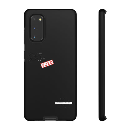 Fear Doesn't Pay Rent — Samsung Galaxy Tough Case