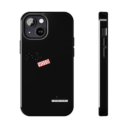 Fear Doesn't Pay Rent — iPhone Tough Case