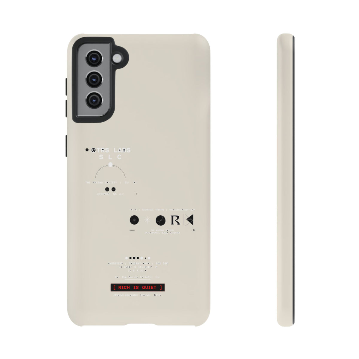 Rich Is Quiet Specimen — Samsung Galaxy Tough Case