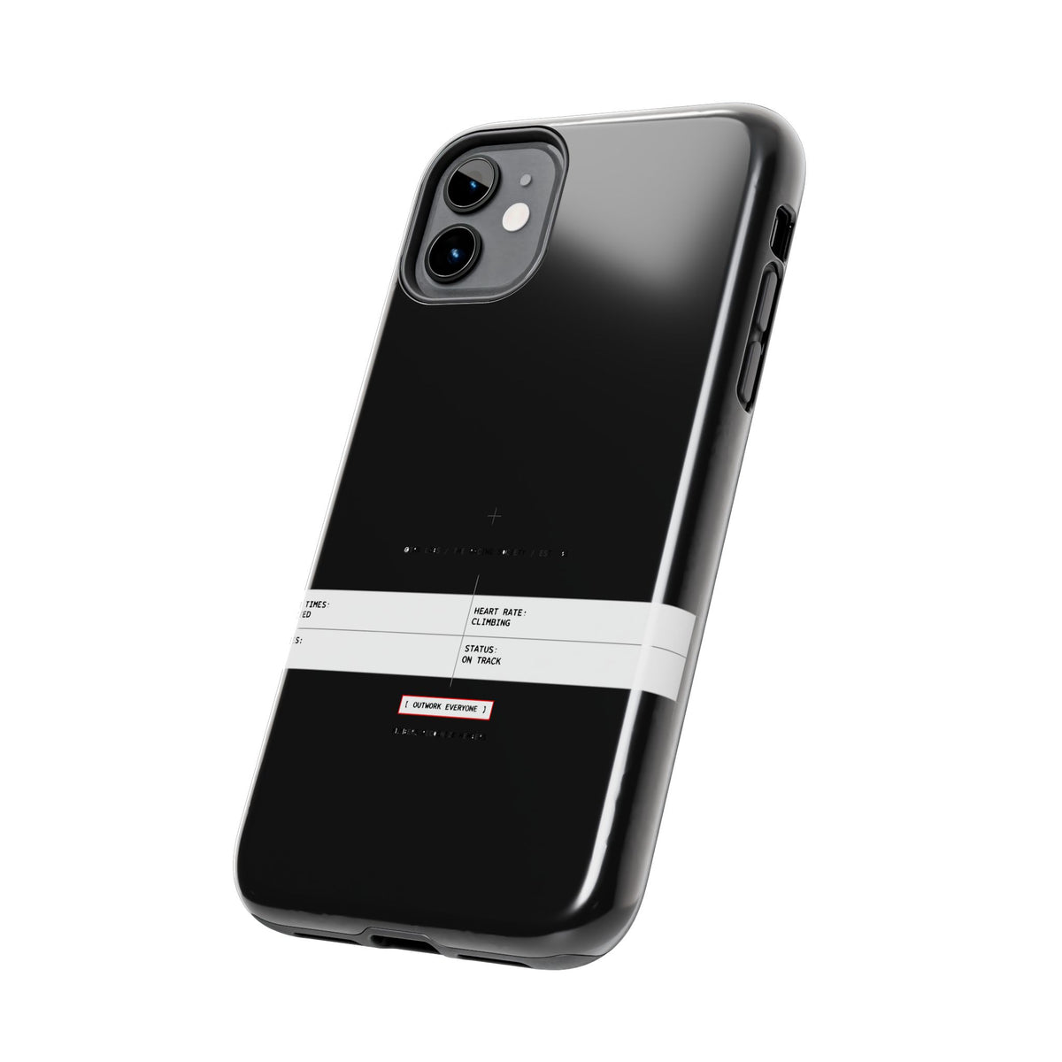 Split Times Redacted — iPhone Tough Case