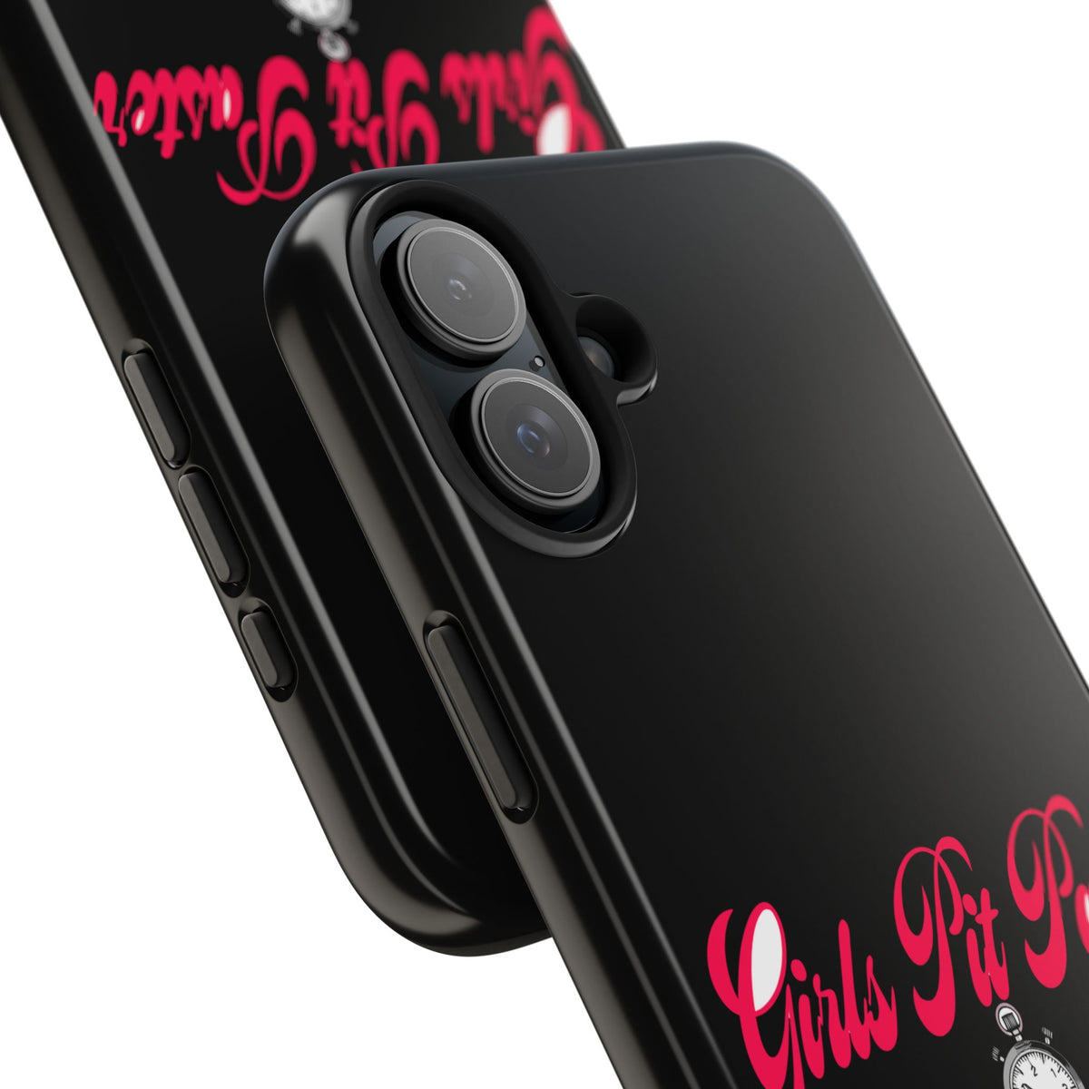 Girls Pit Faster Stopwatch — iPhone Tough Case