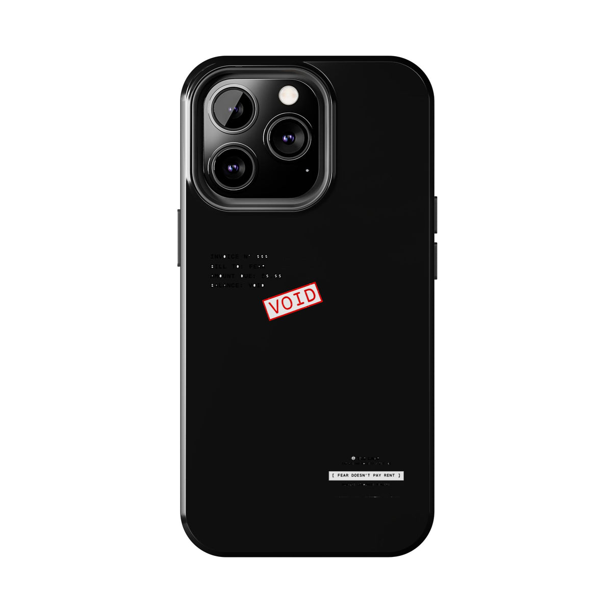 Fear Doesn't Pay Rent — iPhone Tough Case