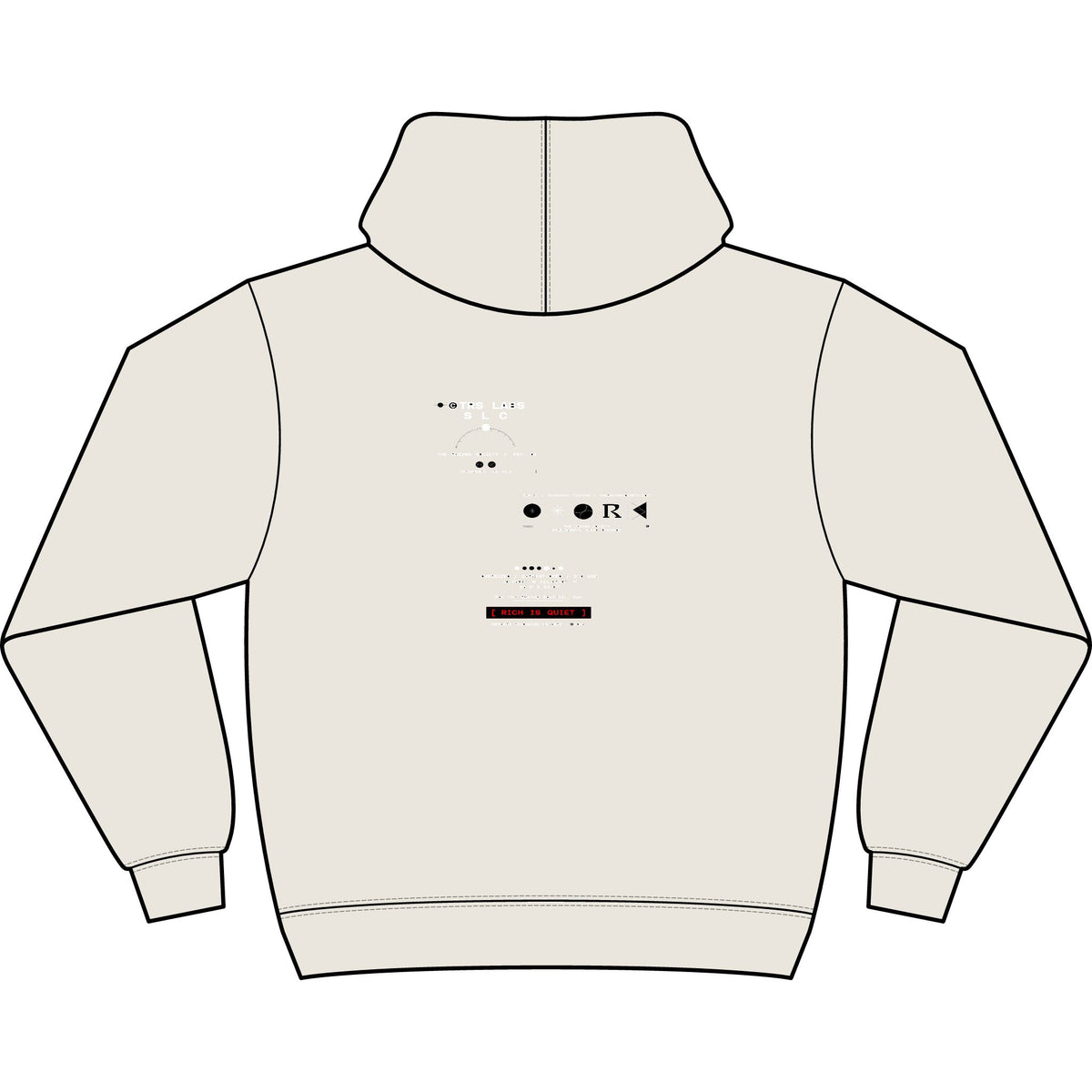 Rich Is Quiet — Box Hoodie
