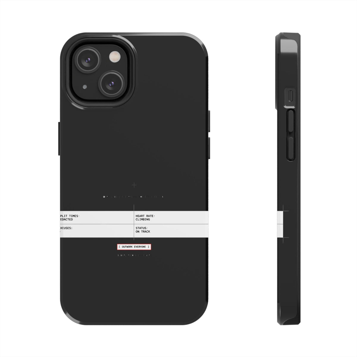 Split Times Redacted — iPhone Tough Case