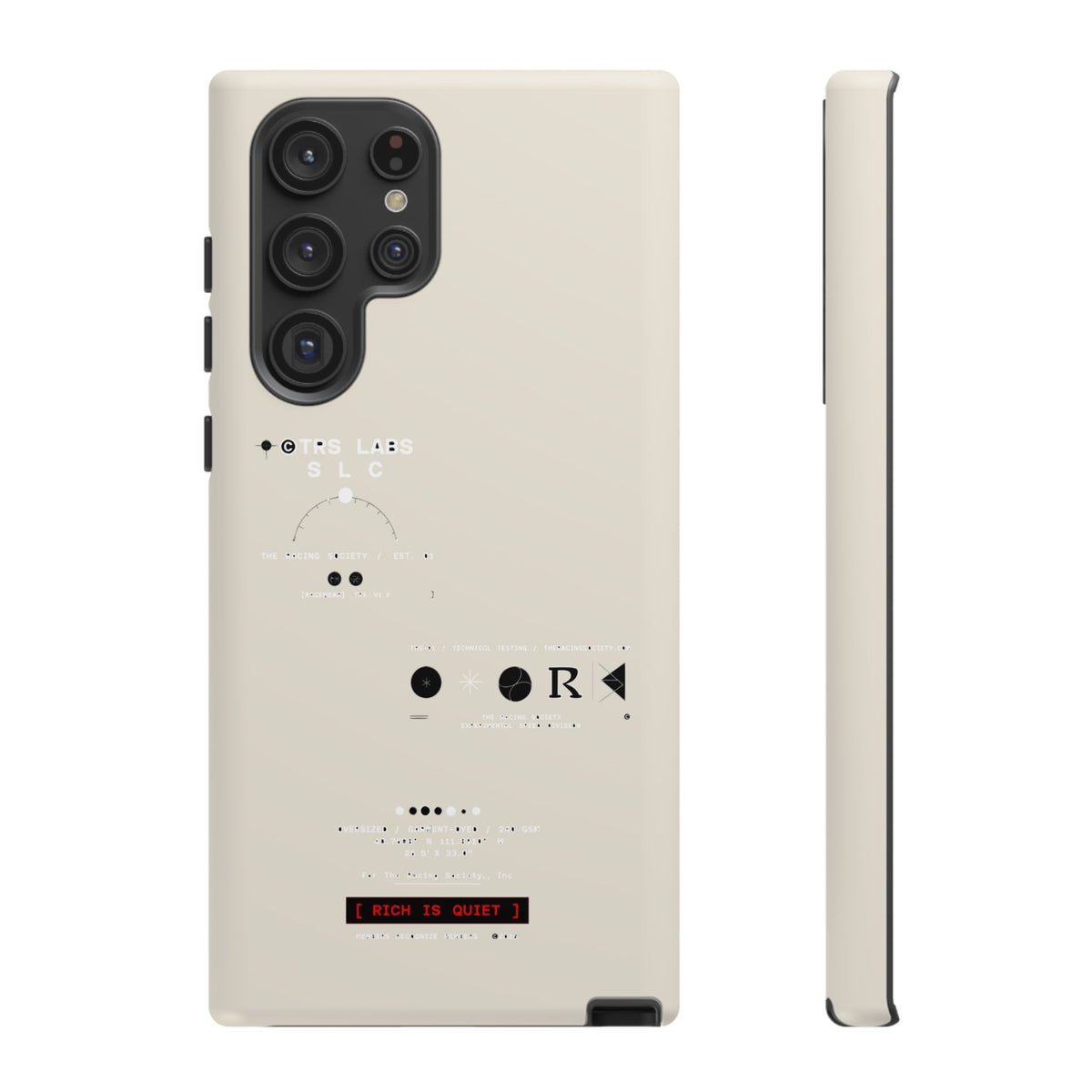 Rich Is Quiet Specimen — Samsung Galaxy Tough Case