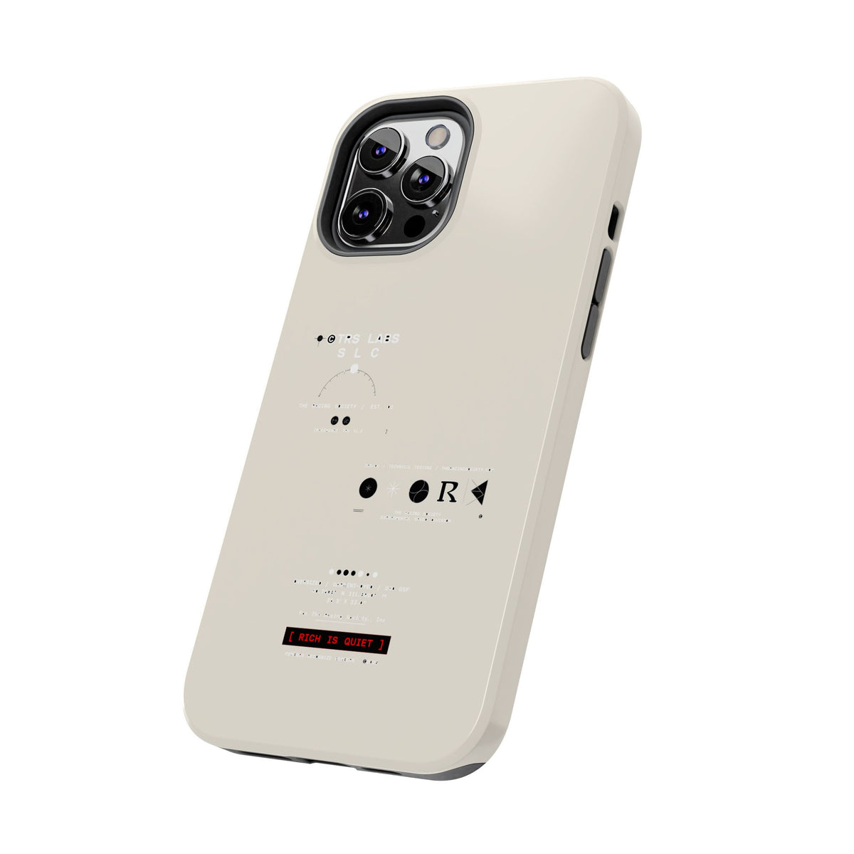 Rich Is Quiet Specimen — iPhone Tough Case
