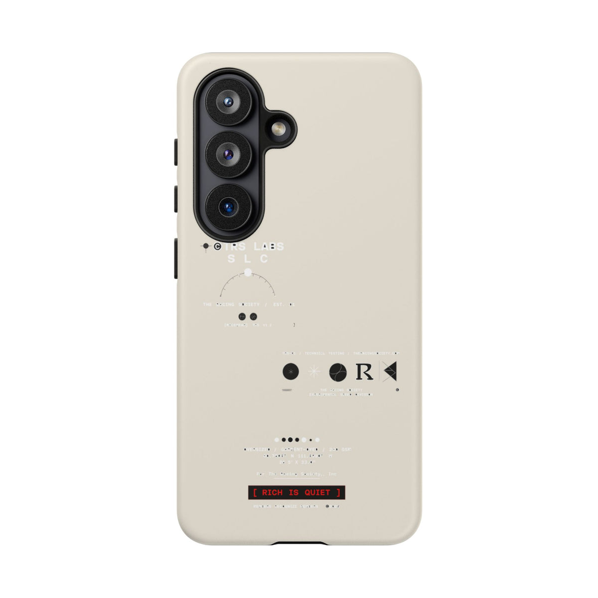 Rich Is Quiet Specimen — Samsung Galaxy Tough Case