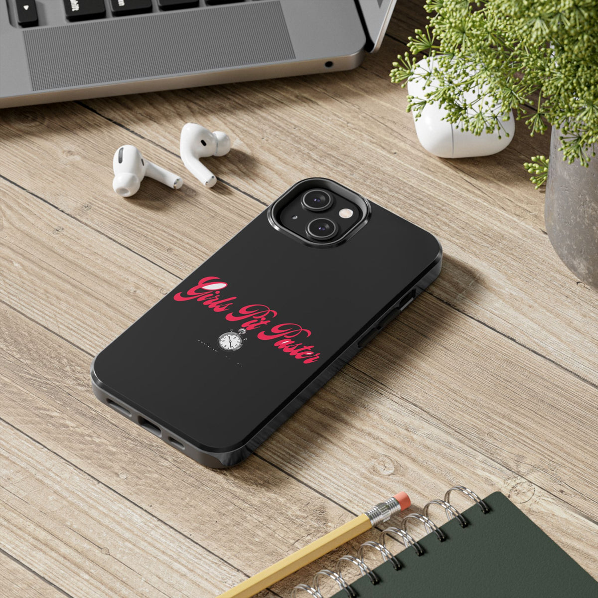 Girls Pit Faster Stopwatch — iPhone Tough Case