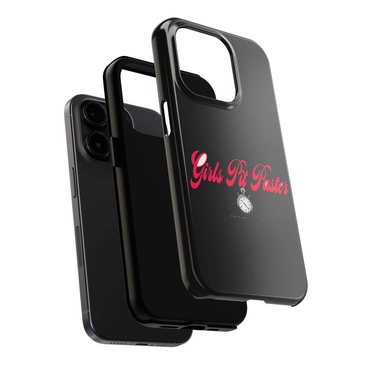Girls Pit Faster Stopwatch — iPhone Tough Case