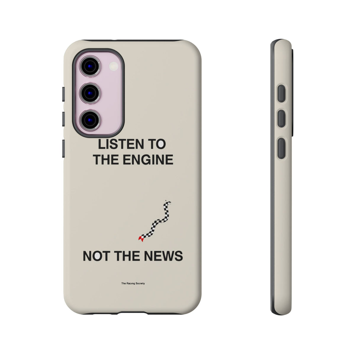 Listen To The Engine, Not The News — Samsung Galaxy Tough Case